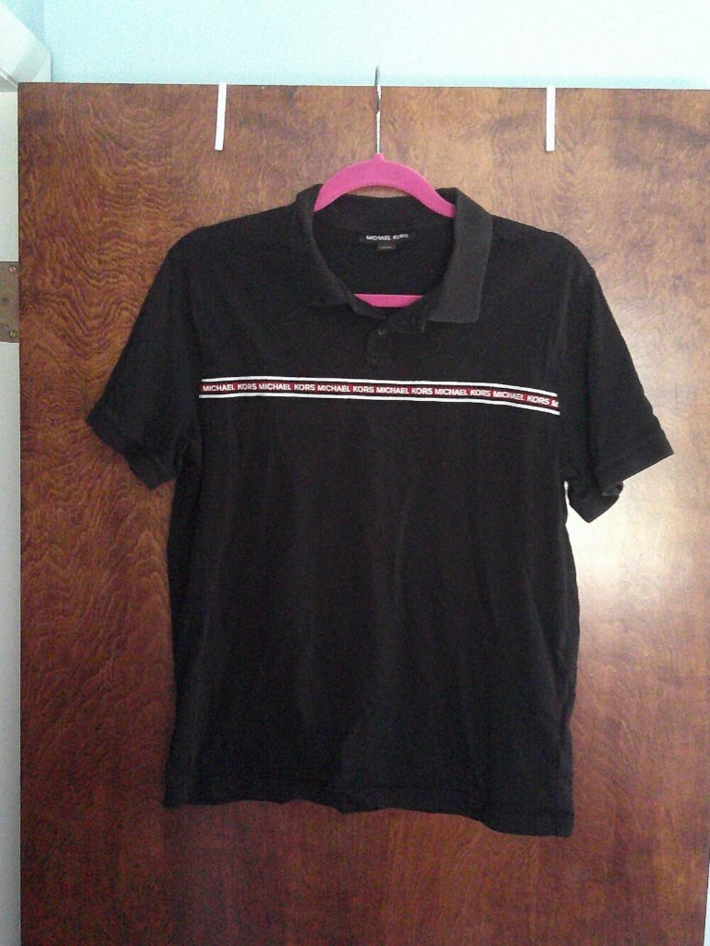 Michael Kors Men's black and red polo size S